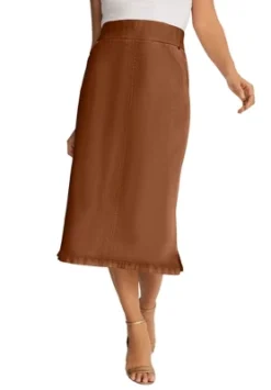 Jessica London Women’s Plus Size Comfort Waist Midi Skirt 22 Jessica London Women’s Plus Size Comfort Waist Midi Skirt -Avene Clothing Shop GUEST 56c852f1 9b33 40be ba7b 5880755af342