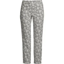 Lands' End Women's Tall Mid Rise Chambray Pull On Crop Pants -Avene Clothing Shop GUEST 5761ee95 dbc2 4caf aa23 36c393491230