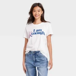Women's Barbie "Kenough" Short Sleeve Graphic T-Shirt - White -Avene Clothing Shop GUEST 57b1f316 936b 47c7 b5da ff253c6b5e65