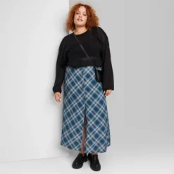 Women's Button-Front Printed Midi Skirt - Wild Fable™ -Avene Clothing Shop GUEST 5b978f5e a531 4a43 a1c0 241fdd91cb7a