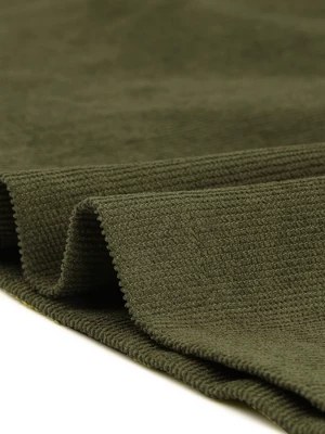 Allegra K Women's High Waist Button Front A-Line Belted Corduroy Midi Skirt 3 Allegra K Women's High Waist Button Front A-Line Belted Corduroy Midi Skirt - Image 3