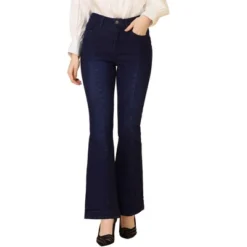 Allegra K Women's Retro High Waist Stretchy Flare Denim Jeans -Avene Clothing Shop GUEST 5ee9c489 b8bc 457c b3a9 24d6ab12df80