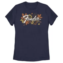 Women's Fender Fall Leaves Logo T-Shirt -Avene Clothing Shop GUEST 616b974a 644e 4ae6 9c22 ace8cacac42d
