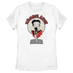 Women's Betty Boop Valentine's Day Zombie Love Dress T-Shirt -Avene Clothing Shop GUEST 62311ded 5d46 4f83 a657 6c190c2b2e04