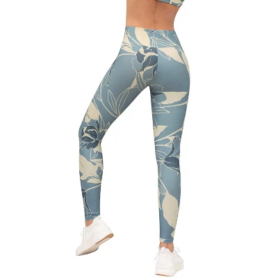 Leonisa Graphic Active Moderate Shaper Legging - Made Of Recycled Plastic - 1 Leonisa Graphic Active Moderate Shaper Legging - Made Of Recycled Plastic -