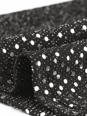 Allegra K Sequin Pants For Women's Sparkle Bell Bottoms Stretch Shiny Flare Pants 4 Allegra K Sequin Pants For Women's Sparkle Bell Bottoms Stretch Shiny Flare Pants - Image 4