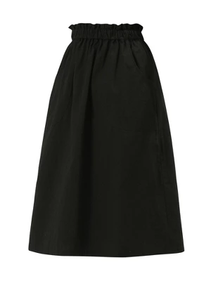 Allegra K Women's Casual Elastic Waist Peasant A-Line Midi Skirts With Pockets 9 Allegra K Women's Casual Elastic Waist Peasant A-Line Midi Skirts With Pockets - Image 9