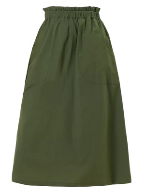 Allegra K Women's Casual Elastic Waist Peasant A-Line Midi Skirts With Pockets 11 Allegra K Women's Casual Elastic Waist Peasant A-Line Midi Skirts With Pockets - Image 11