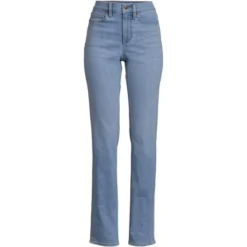 Lands' End Women's Recover High Rise Straight Leg Blue Jeans 12 Lands' End Women's Recover High Rise Straight Leg Blue Jeans -Avene Clothing Shop GUEST 6e0aead2 6427 4ce2 923b 55ca85790b84