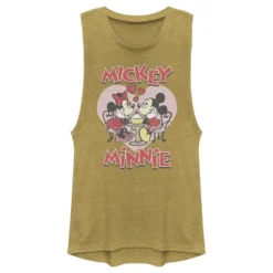 Junior's Mickey & Friends Distressed Sundae Date Festival Muscle Tee -Avene Clothing Shop GUEST 6eaddfe4 f262 448c 827f 16d860c1f4b7