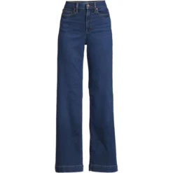 Lands' End Women's Recover High Rise Wide Leg Blue Jeans -Avene Clothing Shop GUEST 6ef22863 7baa 47a7 bba7 fd1ad1058be6