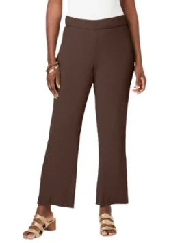 Jessica London Women’s Plus Size Gauze Side-Button Trouser