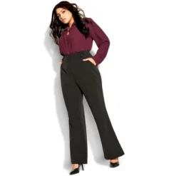 Women's Plus Size Tuxe Luxe Pant - Black| CITY CHIC -Avene Clothing Shop GUEST 7119bfbf b39e 4a45 a91a 8656a4450100