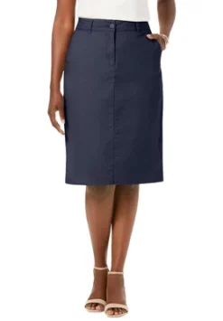 Jessica London Women’s Plus Size Chino Skirt -Avene Clothing Shop GUEST 7295eed3 f7c8 4a53 ad53 3f6ce57b022b