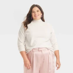 Women's Long Sleeve Mock Turtleneck T-Shirt - A New Day™ -Avene Clothing Shop GUEST 7a400d49 3ce4 4926 a949 656e37c82e5b