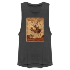Junior's Professional Bull Riders Toughest Sport On Dirt Festival Muscle Tee -Avene Clothing Shop GUEST 7be58549 9368 4cb8 a07c 9634678bbaf9