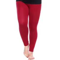 Women's One Size Fits Most Plus Size Super-Stretch Solid Leggings - One Size Fits Most Plus - White Mark -Avene Clothing Shop GUEST 7f775006 af47 4b62 a38e 41f686b55dcb