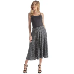 Womens Polka Dots And Pleated Pockets Midi Skirt -Avene Clothing Shop GUEST 81a58e1f 6a26 4f3e be9d 188d8c13f855