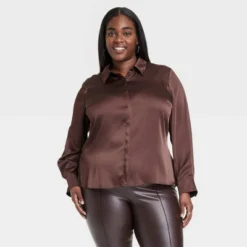 Women's Long Sleeve Button-Front Shirt - A New Day™ -Avene Clothing Shop GUEST 82a3e25b 4417 4fe1 8232 a3b365875d33