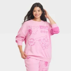 Women's Sanrio Hello Kitty And Friends Two-Tone Graphic Sweatshirt - Pink 7 Women's Sanrio Hello Kitty And Friends Two-Tone Graphic Sweatshirt - Pink -Avene Clothing Shop GUEST 83f76c8b f199 4156 a9fa f5f9dd5fe4c1