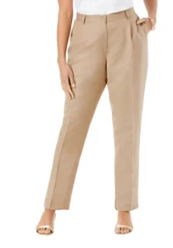 Jessica London Women’s Plus Size Linen Pleat-Front Pant -Avene Clothing Shop GUEST 840146c0 78f3 4a6d 9274 e1223b15d655
