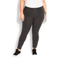 Women's Plus Size Pima High Rise Legging Charcoal - Petite | AVENUE LEISURE -Avene Clothing Shop GUEST 86e416ed a82d 4230 9abc ca1ac5687ed0