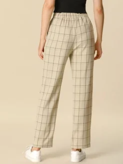 Allegra K Women's Plaid Elastic Waist Casual Work Office Long Trousers 23 Allegra K Women's Plaid Elastic Waist Casual Work Office Long Trousers -Avene Clothing Shop GUEST 873ec23a 88e2 4878 9d5e eddff9eccf7d