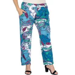 24seven Comfort Apparel Paisley Stretch Waist Plus Size Trouser Pants Pockets 9 24seven Comfort Apparel Paisley Stretch Waist Plus Size Trouser Pants Pockets -Avene Clothing Shop GUEST 8b1b617e d6f3 4772 92e2 4ab4faaed9c1