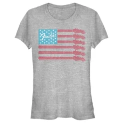 Junior's Fender Guitar Flag Logo T-Shirt 7 Junior's Fender Guitar Flag Logo T-Shirt -Avene Clothing Shop GUEST 8c2021ee e7d4 4b00 a161 4954176168d2