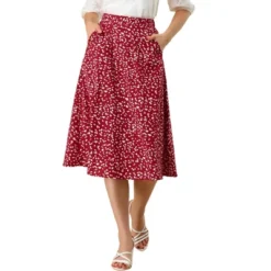 Allegra K Women's Chiffon Summer Vintage Floral Print A-Line Midi Skirts 9 Allegra K Women's Chiffon Summer Vintage Floral Print A-Line Midi Skirts -Avene Clothing Shop GUEST 8d8f56c4 dba2 468e b5d1 08b010535af2