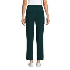 Lands' End Women's Active Lightweight Woven Packable Cargo Pants