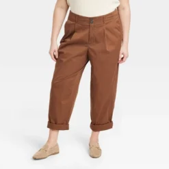 Women's High-Rise Pleat Front Tapered Chino Pants - A New Day™ -Avene Clothing Shop GUEST 908291ab f53e 4c2a 9479 b99003a41731