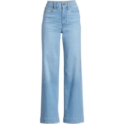 Lands' End Women's Recover High Rise Wide Leg Blue Jeans -Avene Clothing Shop GUEST 97e5939a d771 4bec aed2 744ed8864839