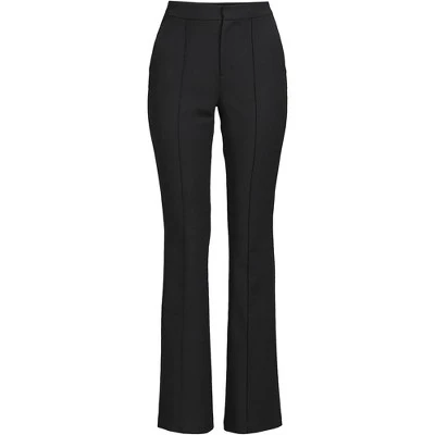 Lands' End Women's High Rise Bi Stretch Pintuck Boot Cut Pants 3 Lands' End Women's High Rise Bi Stretch Pintuck Boot Cut Pants - Image 3