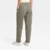 Women's High-Rise Pleat Front Tapered Chino Pants - A New Day™
