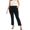 June + Vie By Roaman's Women’s Plus Size Curvie Fit Corner Office Pants