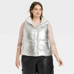 Women's Fur Lined Puffer Vest - A New Day™ -Avene Clothing Shop GUEST 9d46d81a 89bd 4a1c abbf ba888d60c974