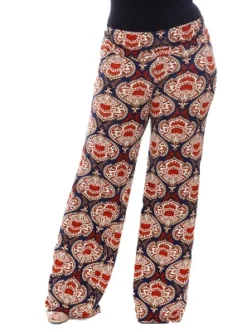 Women's Plus Size Printed Palazzo Pants - White Mark 25 Women's Plus Size Printed Palazzo Pants - White Mark -Avene Clothing Shop GUEST 9ee734e3 76c7 4188 9afe 4af6c5b2d590