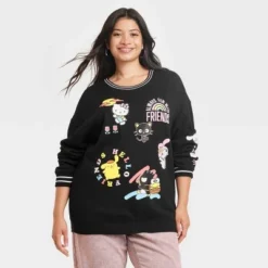 Women's Sanrio Hello Kitty And Friends Graphic Sweatshirt - Black 7 Women's Sanrio Hello Kitty And Friends Graphic Sweatshirt - Black -Avene Clothing Shop GUEST a28a1893 3fb1 46e5 9543 7c337cbc9f7a