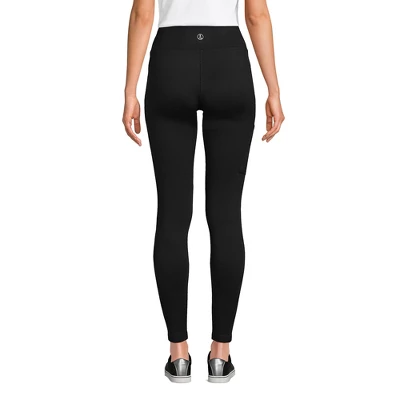 Lands' End Women's Active High Impact Fleece Lined Pocket Leggings 1 Lands' End Women's Active High Impact Fleece Lined Pocket Leggings
