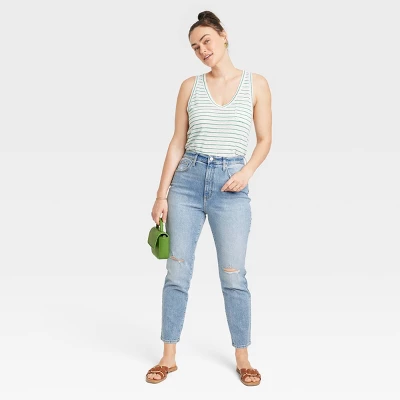 Women's High-Rise 90's Slim Jeans - Universal Thread™ 5 Women's High-Rise 90's Slim Jeans - Universal Thread™ - Image 5