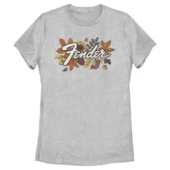 Women's Fender Fall Leaves Logo T-Shirt -Avene Clothing Shop GUEST acc23f3c 8dbb 491c b441 6eedf4268d88