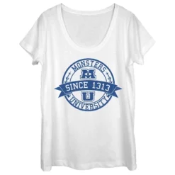 Women's Monsters Inc University Since 1313 Scoop Neck -Avene Clothing Shop GUEST ad58842b a935 4208 a155 887b145787bb