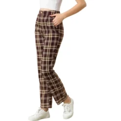 Allegra K Women's Plaid Elastic Waist Casual Work Office Long Trousers 28 Allegra K Women's Plaid Elastic Waist Casual Work Office Long Trousers -Avene Clothing Shop GUEST af96b43a a627 4173 951e 4fa61b8fe4b1