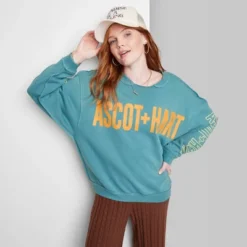 Women's Ascot + Hart Graphic Pullover Sweatshirt - Blue 10 Women's Ascot + Hart Graphic Pullover Sweatshirt - Blue -Avene Clothing Shop GUEST afb6181e 0999 4de6 9d58 ea7a0c13152c
