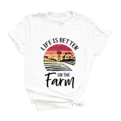 Simply Sage Market Women's Life Is Better On The Farm Sunset Short Sleeve Graphic Tee 8 Simply Sage Market Women's Life Is Better On The Farm Sunset Short Sleeve Graphic Tee -Avene Clothing Shop GUEST b0664e93 23bf 4e9c 99b8 c7179b56c025
