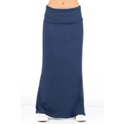 24seven Comfort Apparel Womens Comfortable Foldover Maxi Skirt -Avene Clothing Shop GUEST b2ee9baa ea62 4818 b3f7 821f0dcd1ef9