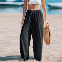 Women's Sunshine Smocked Wide Leg Pants - Cupshe -Avene Clothing Shop GUEST b8ab4d5c d1da 477d b4f0 57afe4ef4579