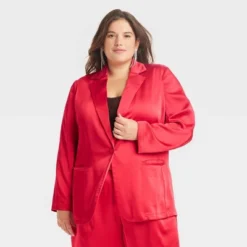 Women's Satin Blazer - A New Day™ -Avene Clothing Shop GUEST b953606a eb6c 4814 bf77 b7e556150a76