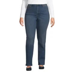 Lands' End Women's Recover High Rise Straight Leg Blue Jeans 11 Lands' End Women's Recover High Rise Straight Leg Blue Jeans -Avene Clothing Shop GUEST b9e3bd24 bdc1 4b53 a772 00004ee720f7